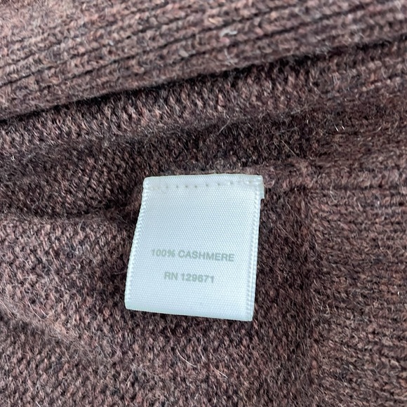 NEW NakedCashmere Chocolate Brown Ynes Tie-Belt 100% Cashmere Belted Robe NWT - Picture 9 of 15